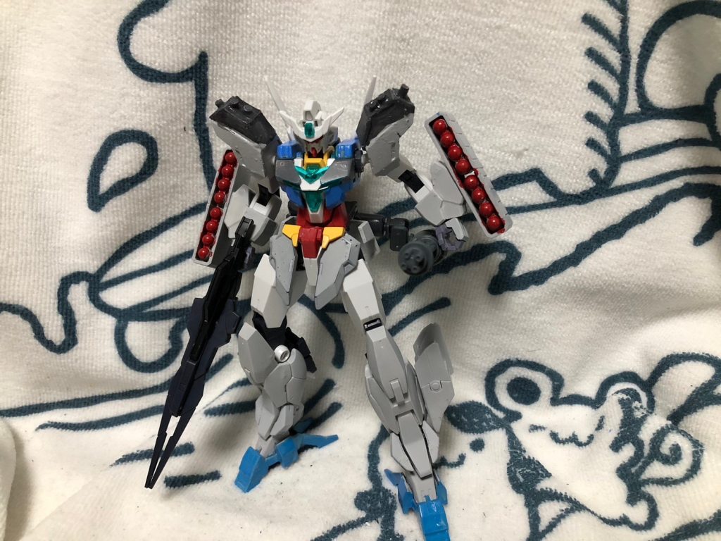 目玉のガトリング!横から出てるのでポーズがイマイチ。稼働はします