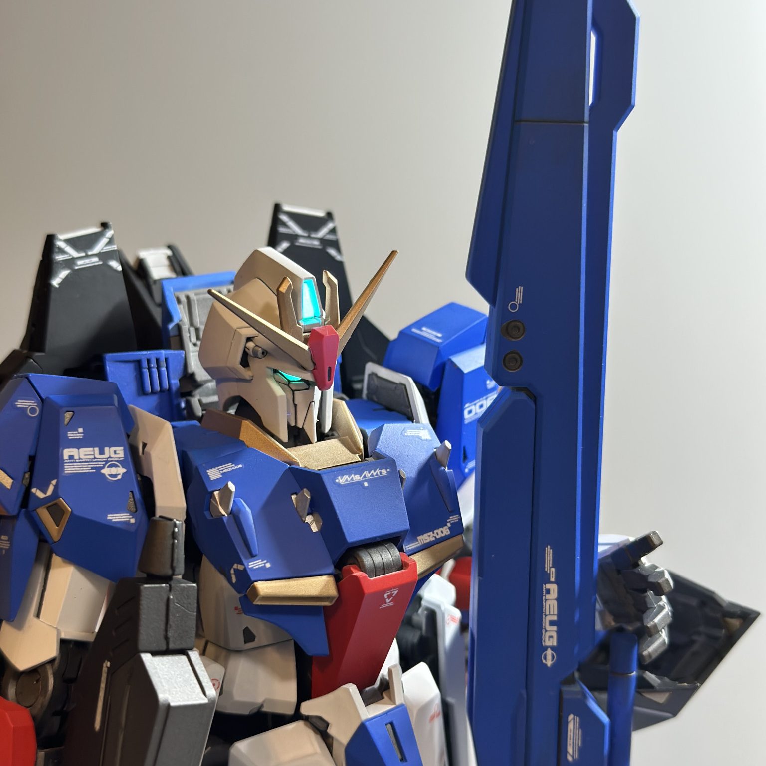 mg zガンダム ゼータガンダム ver.ka 完成品 ハイパー・メガ 