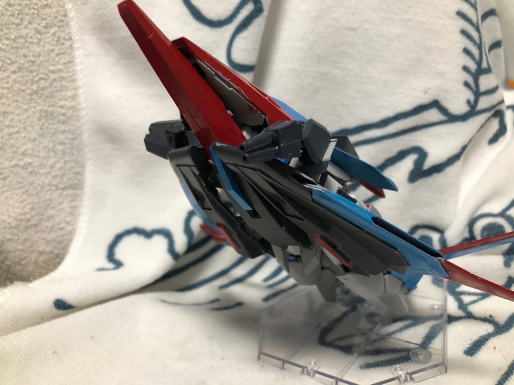 大気圏を突破するシーン?を再現。