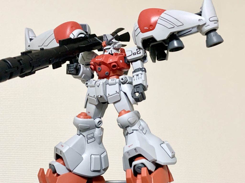 ビームバズーカは艶消しブラックで塗装しております。