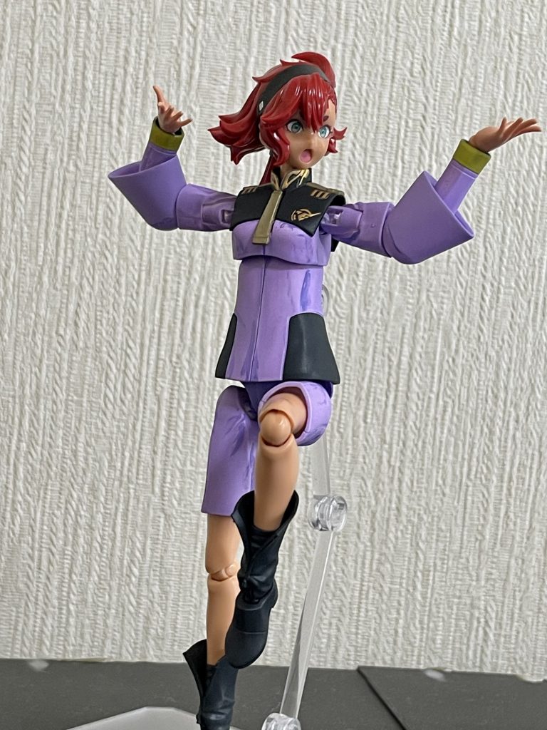 スレッタの東方不敗カラーverです。なぜでしょう…単品で見るとジオンスーツに見えるのはw