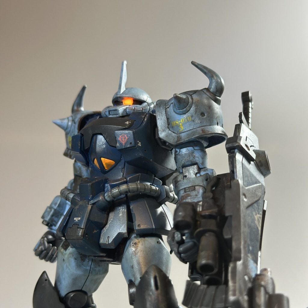 グフカスタム 成形色活かしウェザリング｜KOHさんのガンプラ作品｜GUNSTA（ガンスタ）