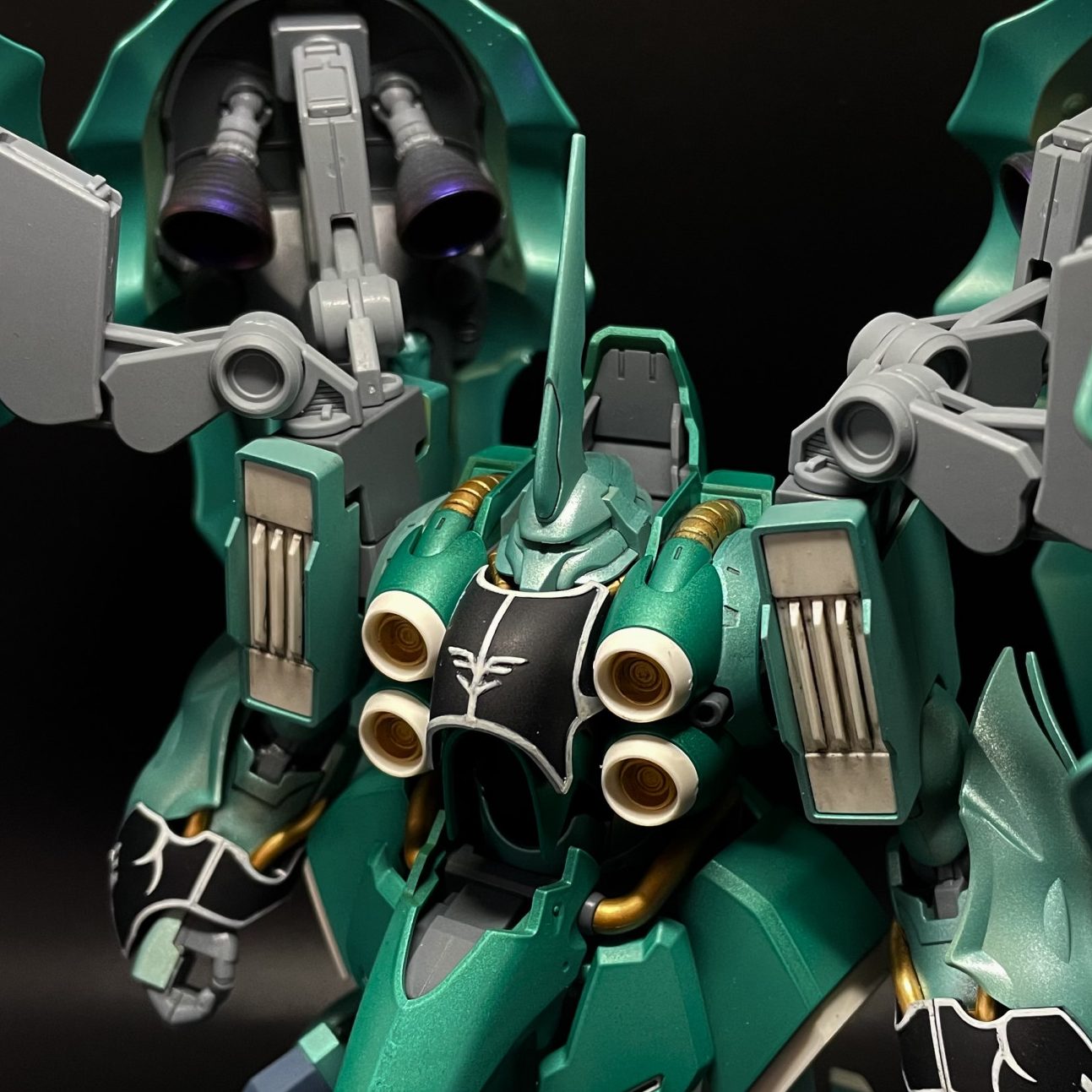 HGUC 1/144 NZ-666 クシャトリヤ (機動戦士ガンダムUC) メタリック塗装 