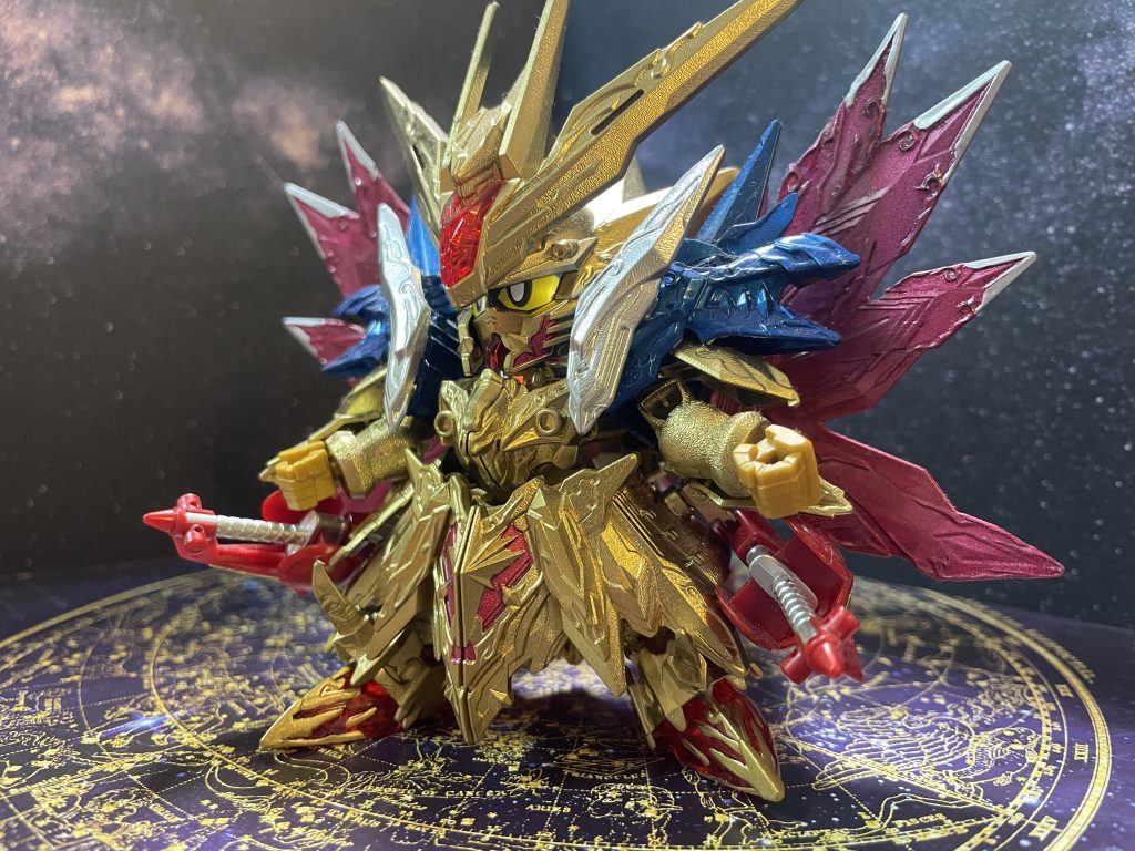 めちゃ干渉するのでポージングのバリエーションはないのですが、とりあえず双剣見せ。