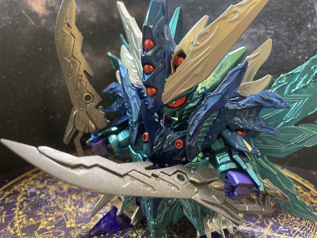 持たせる武器はMSGのドラゴン装備から拝借しました。めちゃくちゃ雰囲気があるかと。