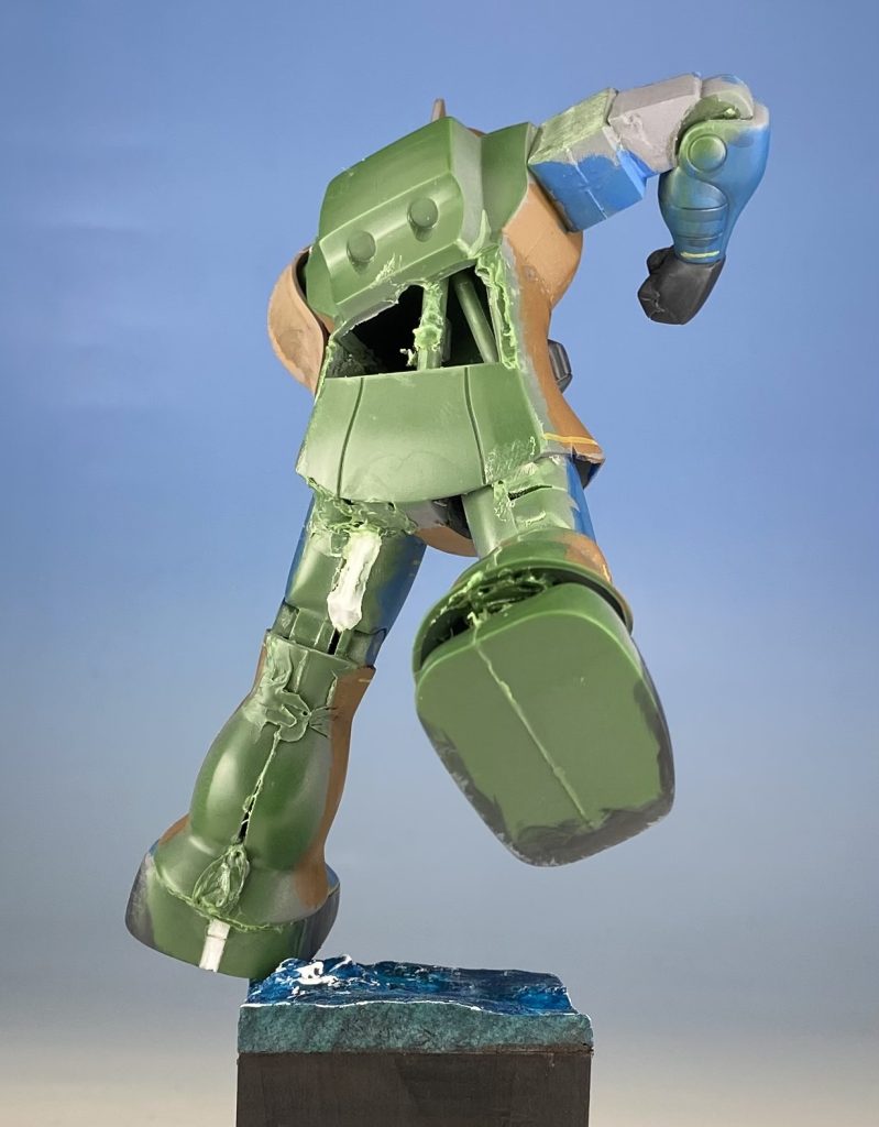 ヒートペン頼みの簡単工作。半面しか作らないので2倍速モデリング