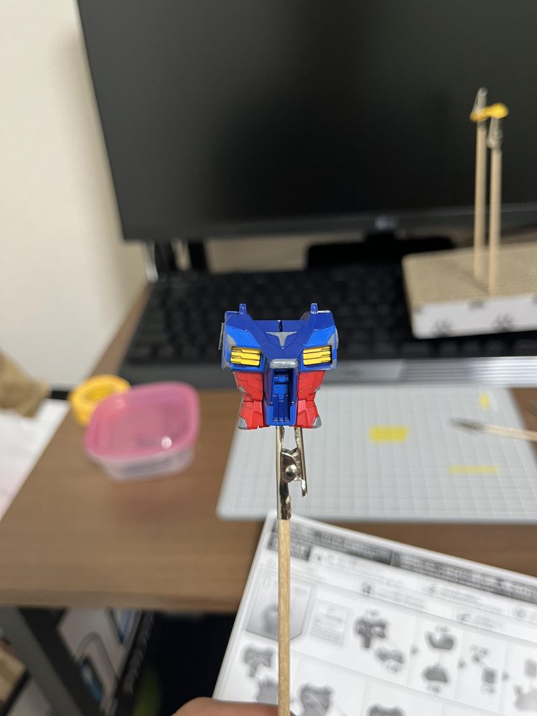 胸部パーツ塗り分け