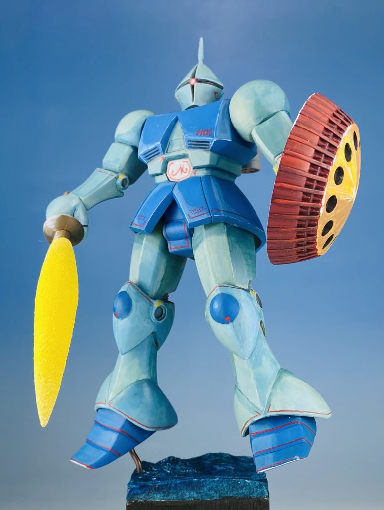 旧キット　1/144 ギャン–2枚目/制作者：@tyoi11r