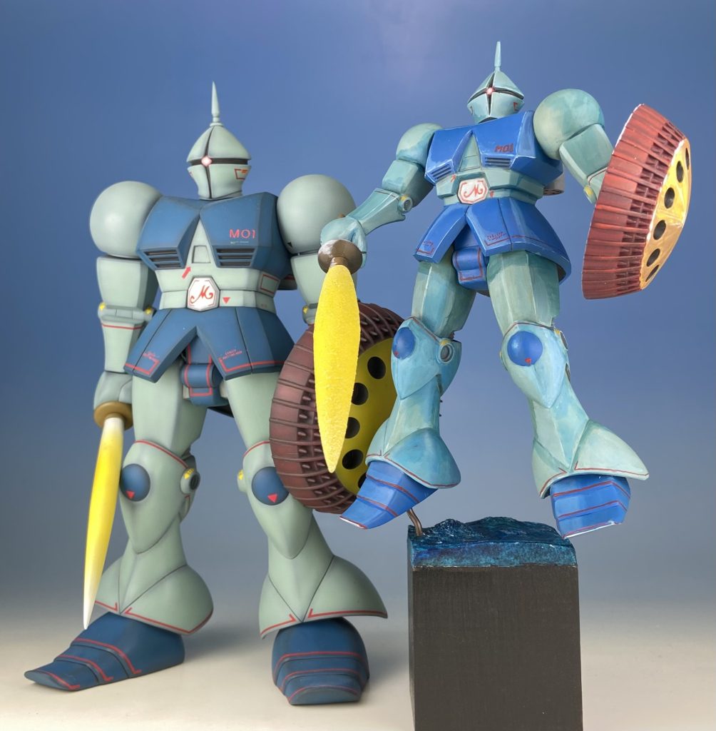 同じく旧キットの1/100と