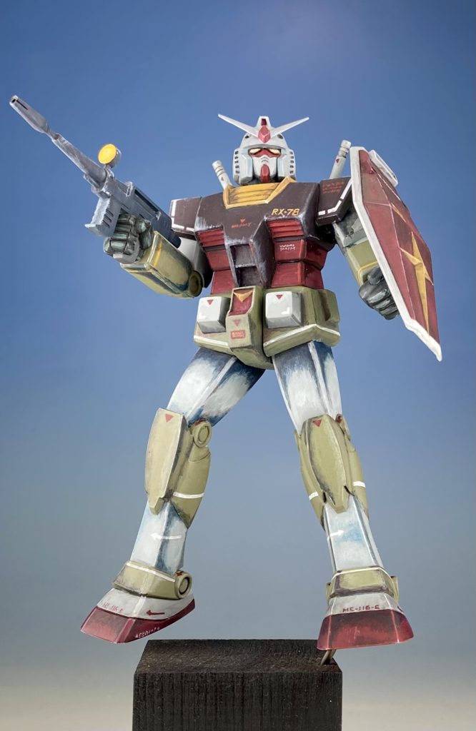 旧キット　1/144 ガンダム–2枚目/制作者：@tyoi11r