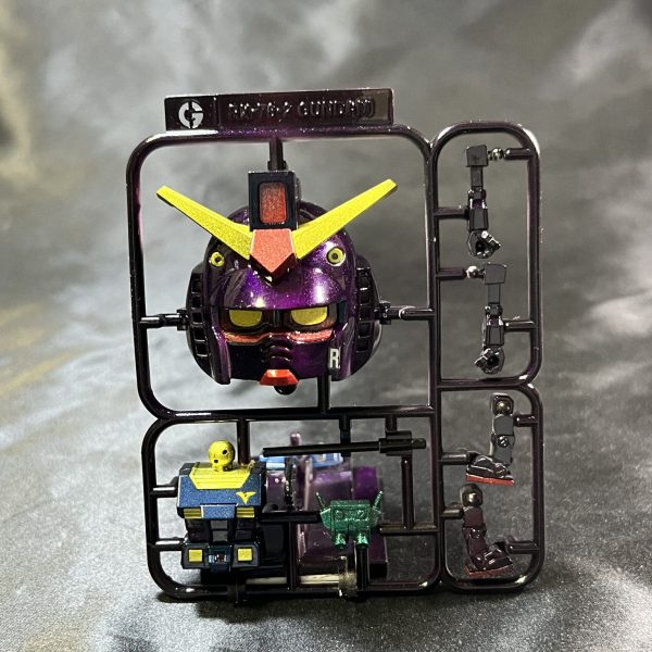 ガンプラくんティターンズ風塗装