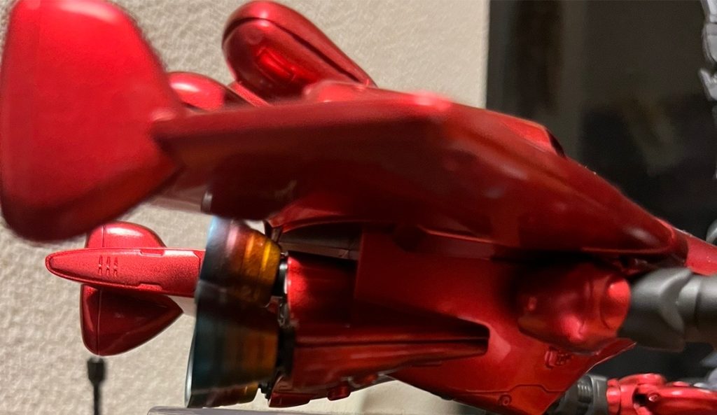 バーニア部分を初焼き色表現難しいですねー…