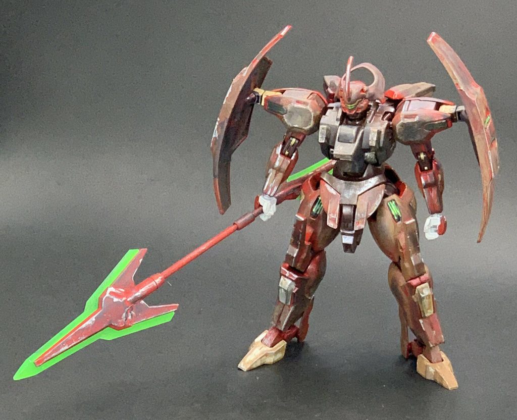 コレが前に作ったダリルバルデ、綺麗なのもいいけどウェザリングもいい