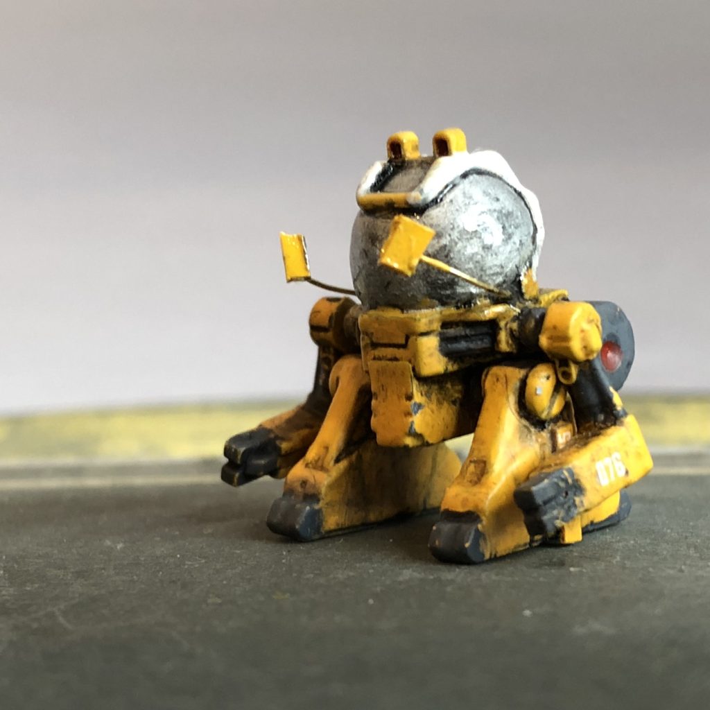 2014キャンペーンの時は「ジムスナカス(R4)ライフル」と「ヒートトマホーク」と、この「トロハチ」が欲しくて、セッセとHGUCを買い集めました。