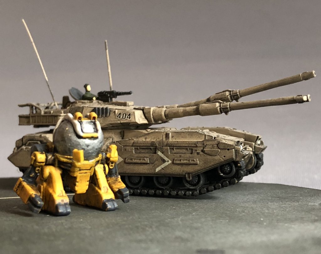 1/144の61式と。61式が大きく見えますw