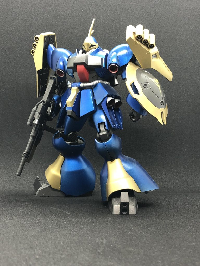 ギュネイ機ガンスタにのせてないのでもう一枚、、結構前に作ったから大味な感じですが良き感じ。自分の中で劇中のイメージはこのカラー、、、。