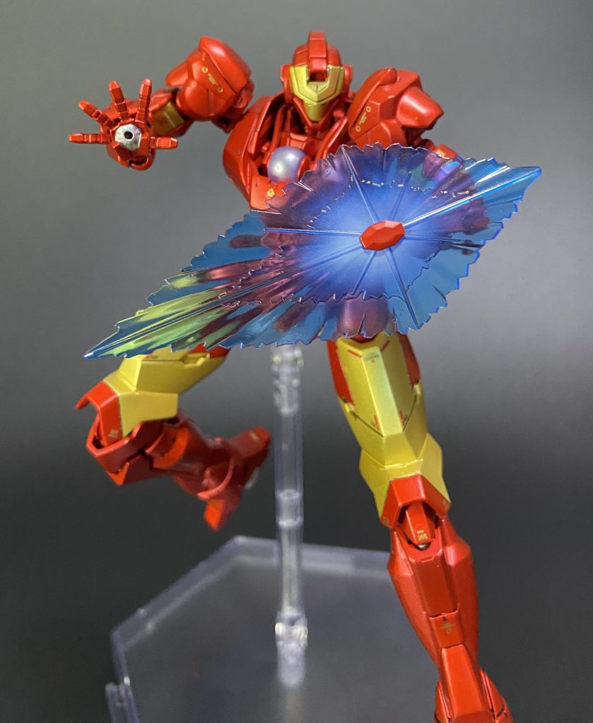 もちろんガンダム要素のオマージュもあります!・ビームサーベル・ビームシールド