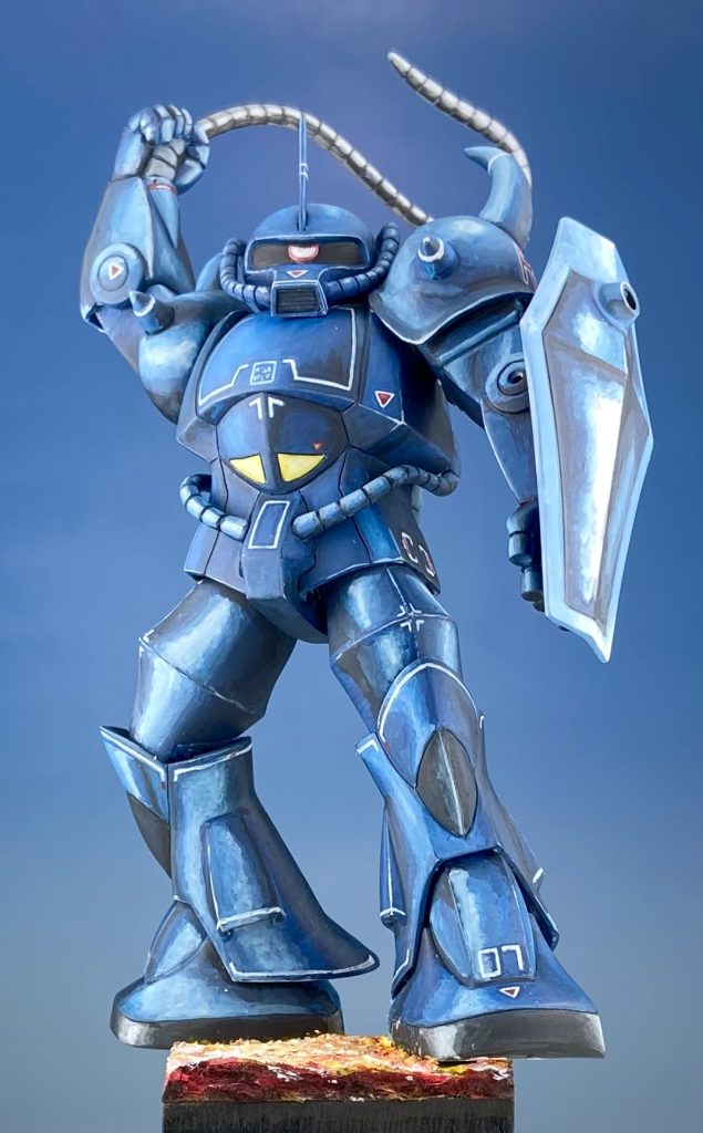 旧キット　1/144 グフ–2枚目/制作者：@tyoi11r