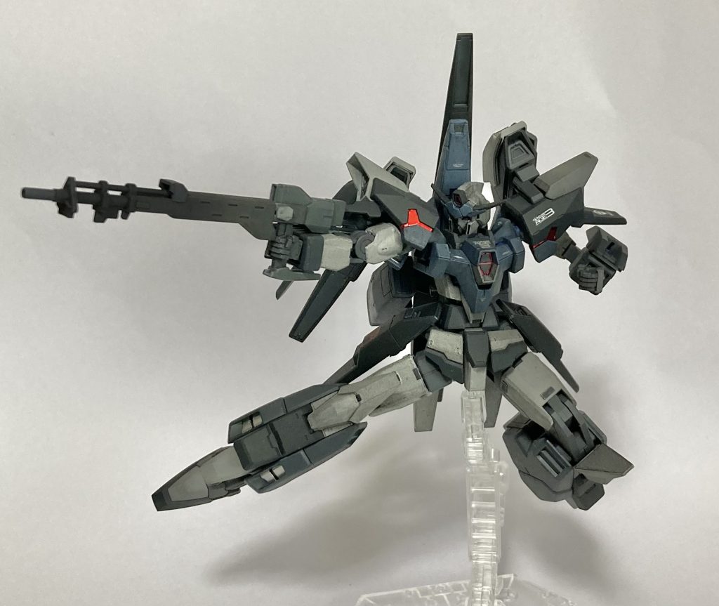 武装紹介!ライフルは半分はドッズライフル、先端にかけてはシステムウェポン004のロング・レンジ・ビームライフルを使用してます。