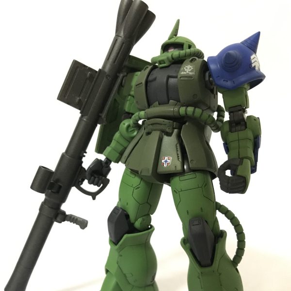 ランバラル用ザク2 ウェザリング&ダメージ加工