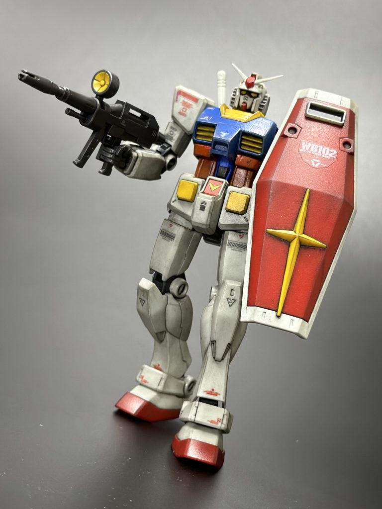 HGUC 1/144 RX-78-2 ガンダムリバイブ版 旧キット1/100風–2枚目/制作者：ひろ吉