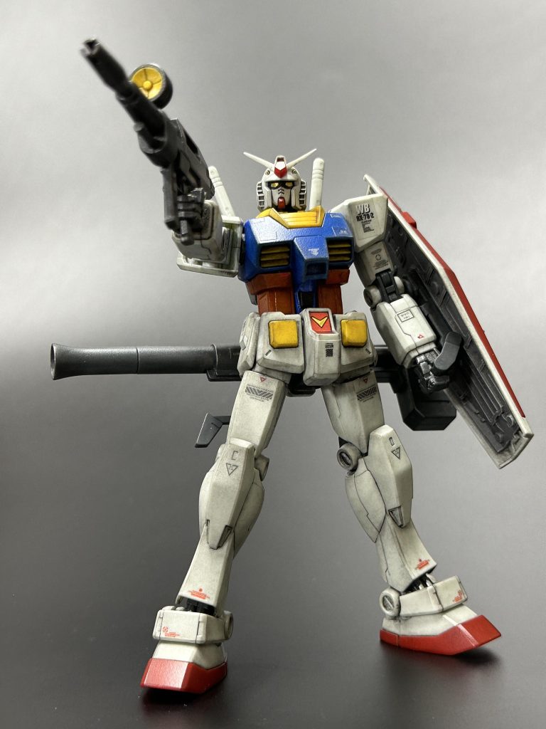 HGUC 1/144 RX-78-2 ガンダムリバイブ版 旧キット1/100風–5枚目/制作者：ひろ吉