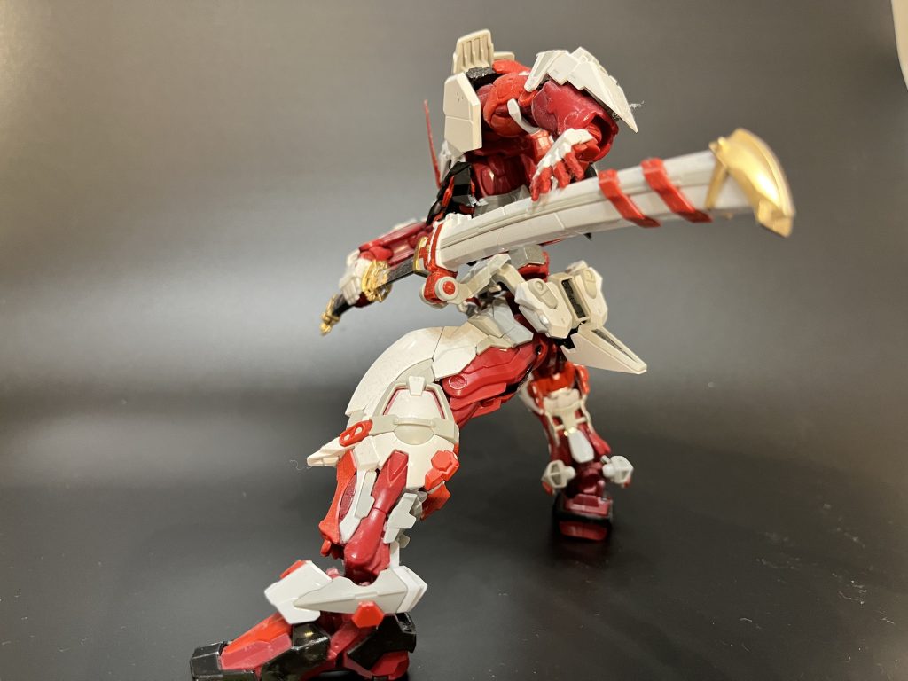 バックショット。躍動感ありかっこいいです。オープンセールで購入しましたが、いいお値段しました。貧乏性なので改修、塗装、手を出せずです😰