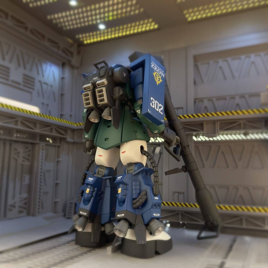 バックショットバックパックの塗り分けマスキング地獄で大変でしたが、塗り分け効果大でやって良かったです。