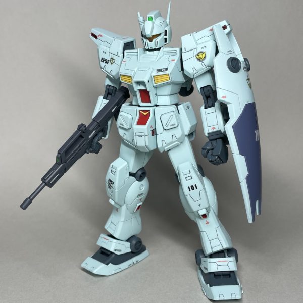 HGUC 1/144 ジムカスタム バニング機（全塗装）｜AK_Iさんの ...