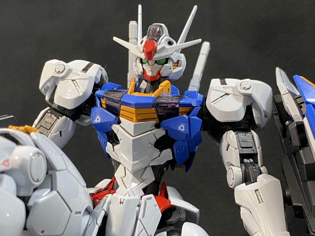 色は珍しくオリジナル色で…汗疲れてたのかな?wですが!塗料にはこだわってほぼフィニッシューズ白はシェルホワイト→クリアーホワイト赤はプュアレッド青はソニックブルーが強かったんでフリーダムブルー重ねてクリアーホワイト黄色はパールオレンジガイヤ