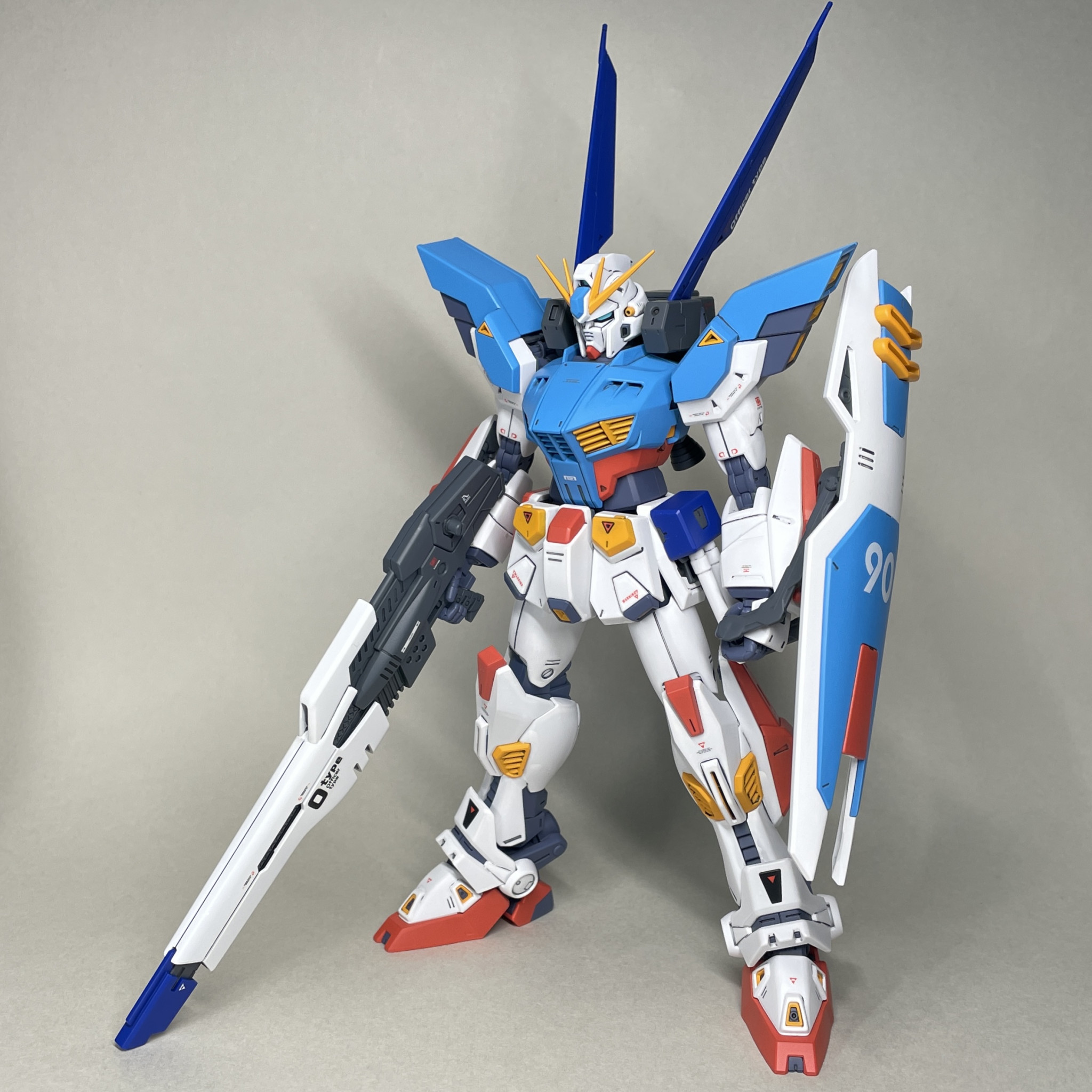 MG 1/100 ガンダムF90Ⅱ Oタイプミッションパック装備（全塗装）｜AK_I