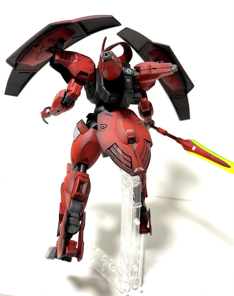 後ろ姿も素敵💓シールドの裏は設定とは違う塗り分けにしました。