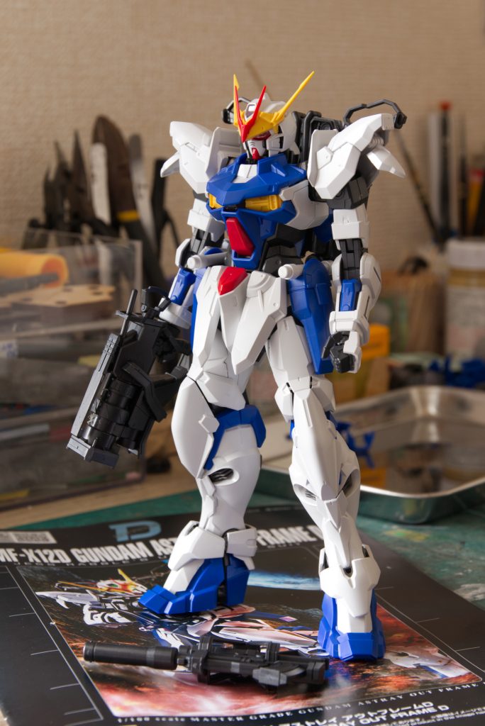 パチ組これだけでかなり完成度が高いし、青がいい発色なので、再現度高いですね