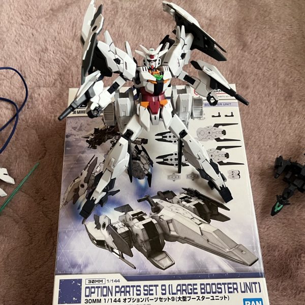 30MM大型ブースターユニットとジュピターヴガンダム