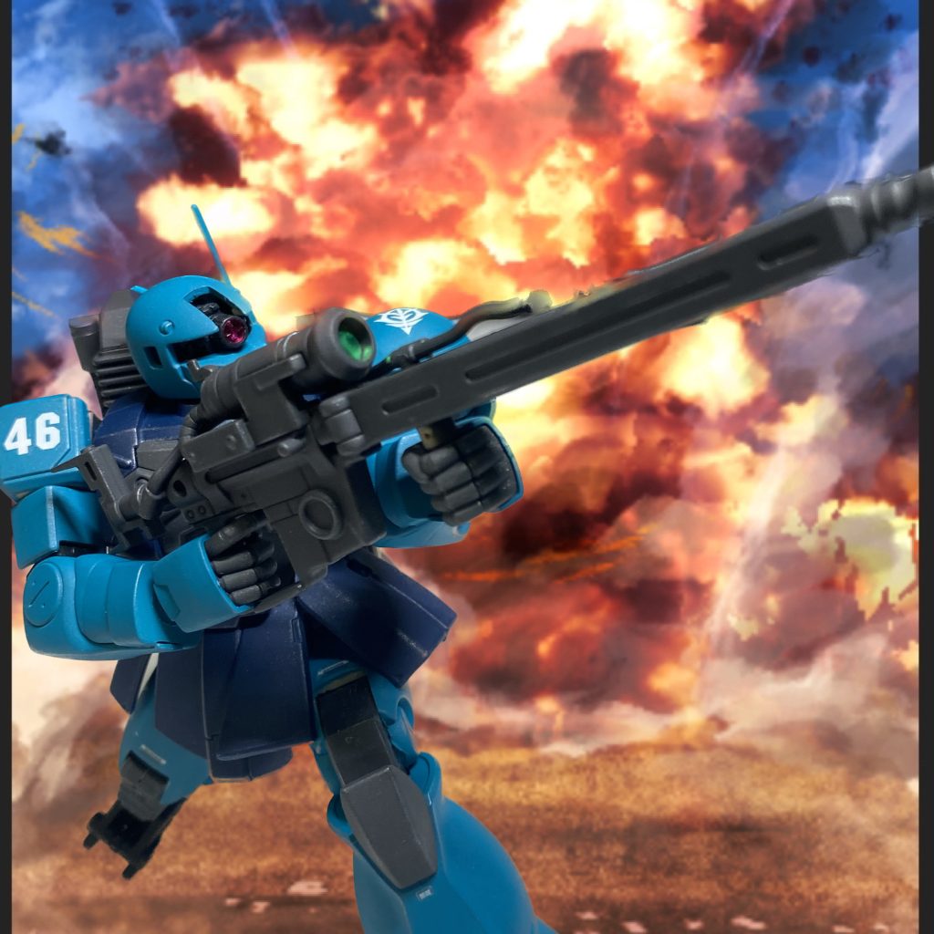 HGUC MS–05L 旧ザクスナイパー–5枚目/制作者：丸五ワークス