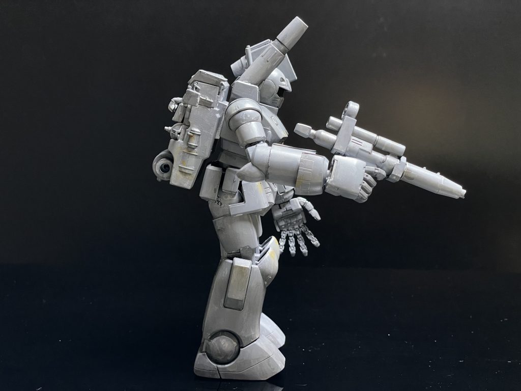 やっぱり機動歩兵といえば,ちょっと前傾姿勢ですよね.