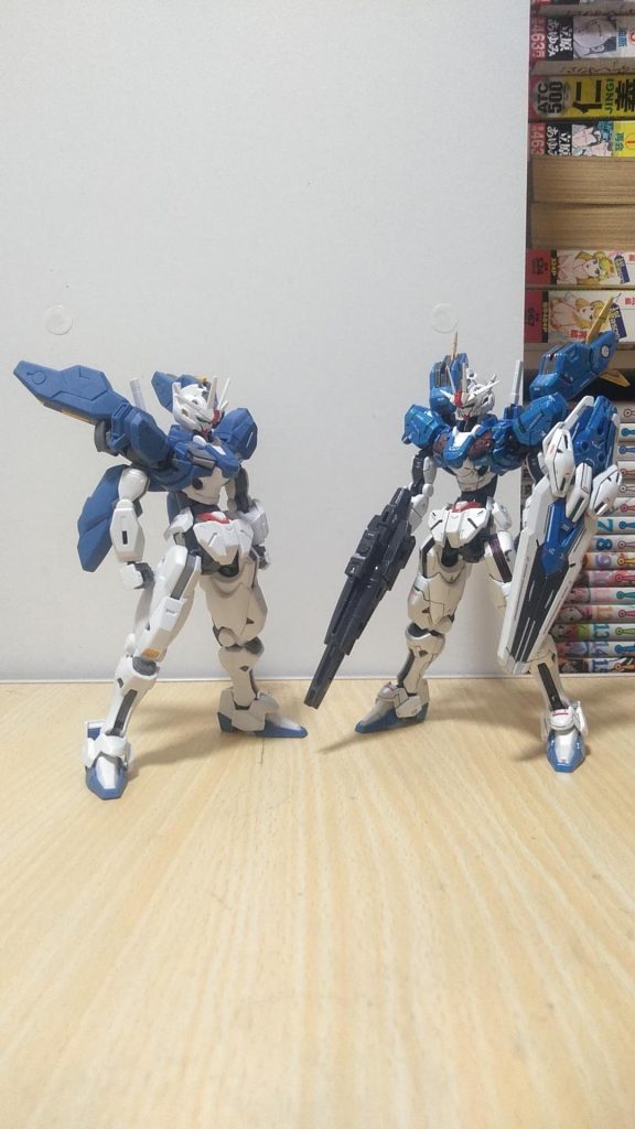 最後に素組みとのツーショット