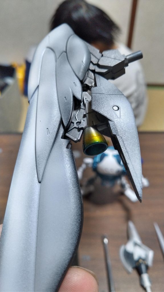 バーニアの青焼け練習中。。。。゛(ノ‥)ノ 