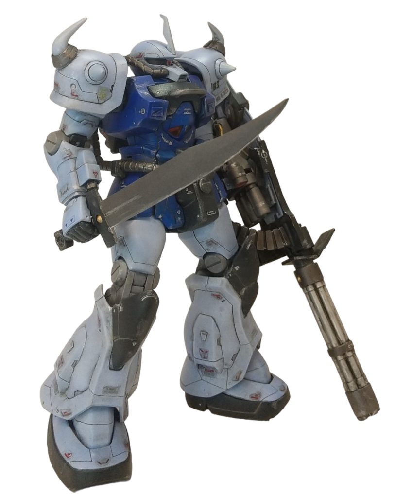 一番の失敗は、艶消しをケチり過ぎて塗膜が出来ずデカール部分の汚しだけが目立つ。( ；∀；)