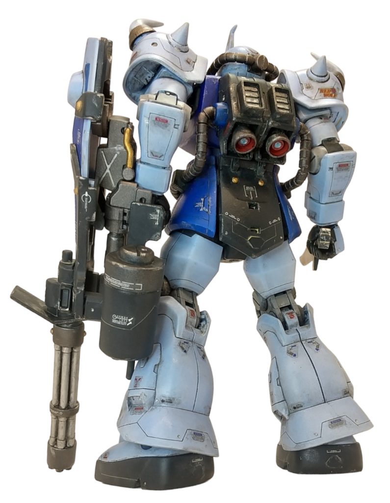 スジボリも、合わせ目消しも頑張ったのに。。。もう一回塗装を剥いでやり直す元気も無く