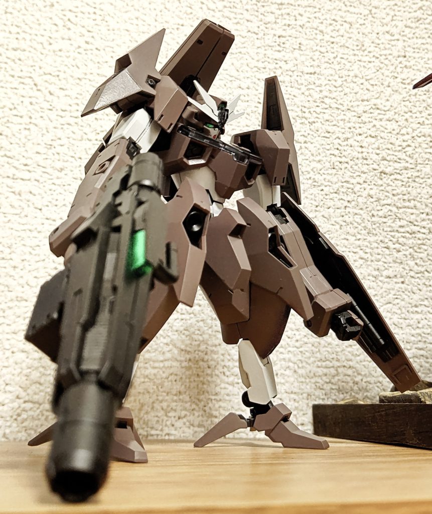 ビームガンのシールを貼り忘れていました。