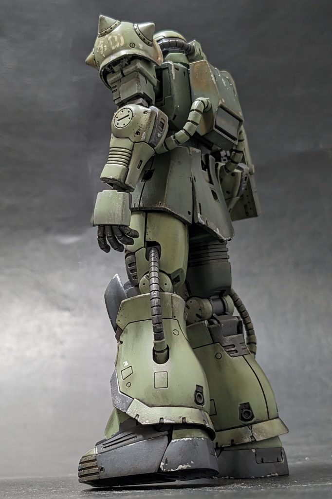 エナメルシルバーでちょろちょろハゲチョロ