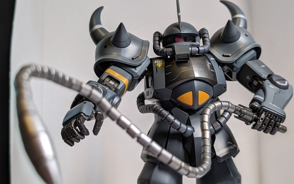 そして!ヒート・ロッドは、「ヒート・ウィップ」として復活!柄の部分は連邦製を拝借。いずれもパワー不足であまり使えずB型では内蔵式に。という脳内設定。