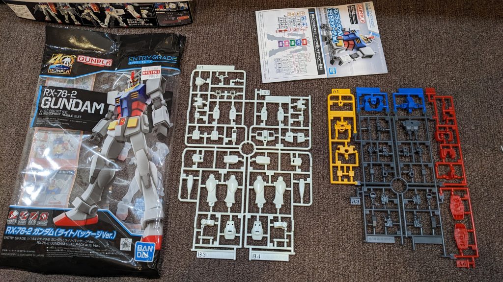 それにしてもランナー2枚、500円でこのクオリティとは…、ガンプラの進化恐るべし。