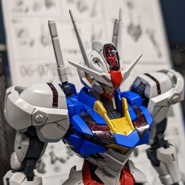1/100 フルメカニクス　ガンダムエアリアル簡単仕上げ完成