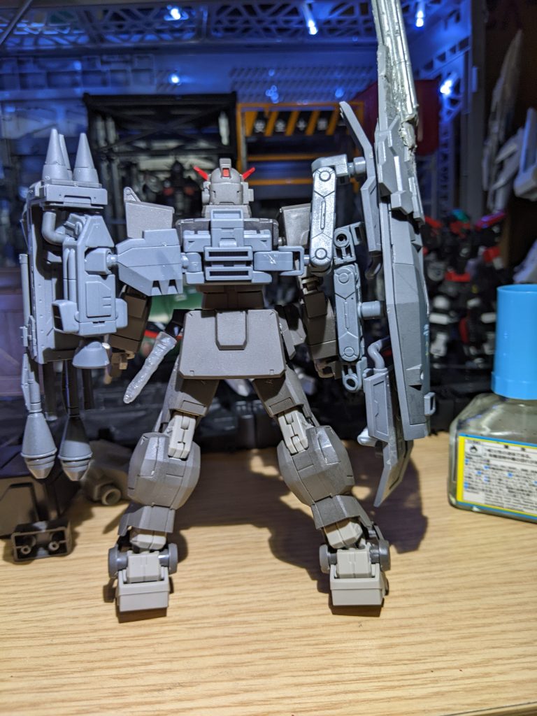 バックパックはウイングゼロを元にジャンクから軸集めて作成。