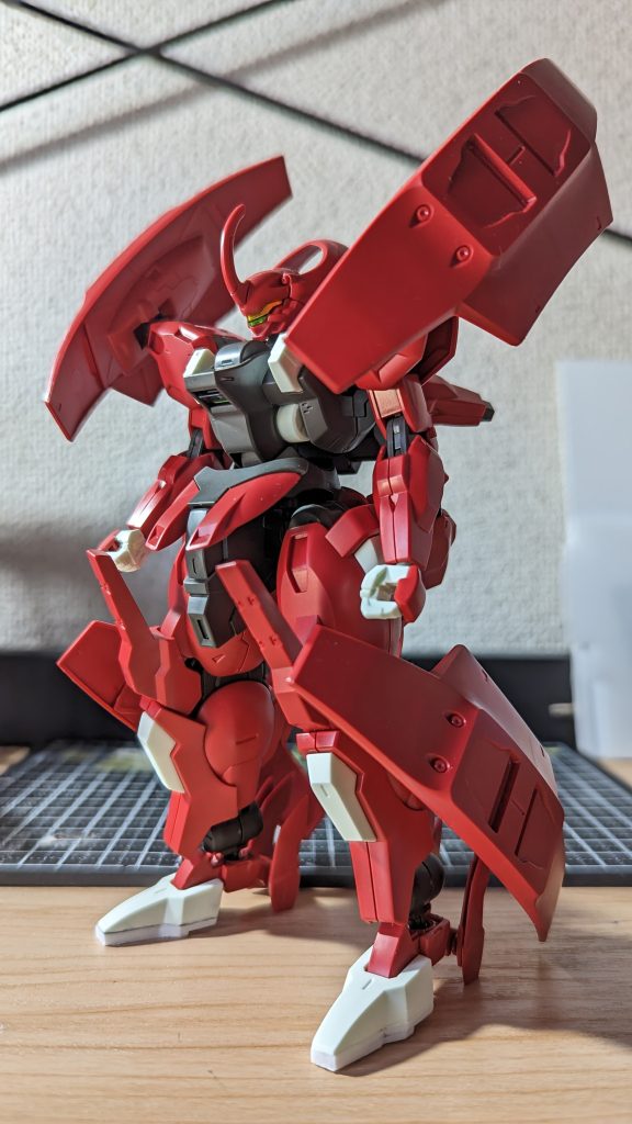 脚部にはアンビカーを追加首を延長して足裏の厚みを増してます