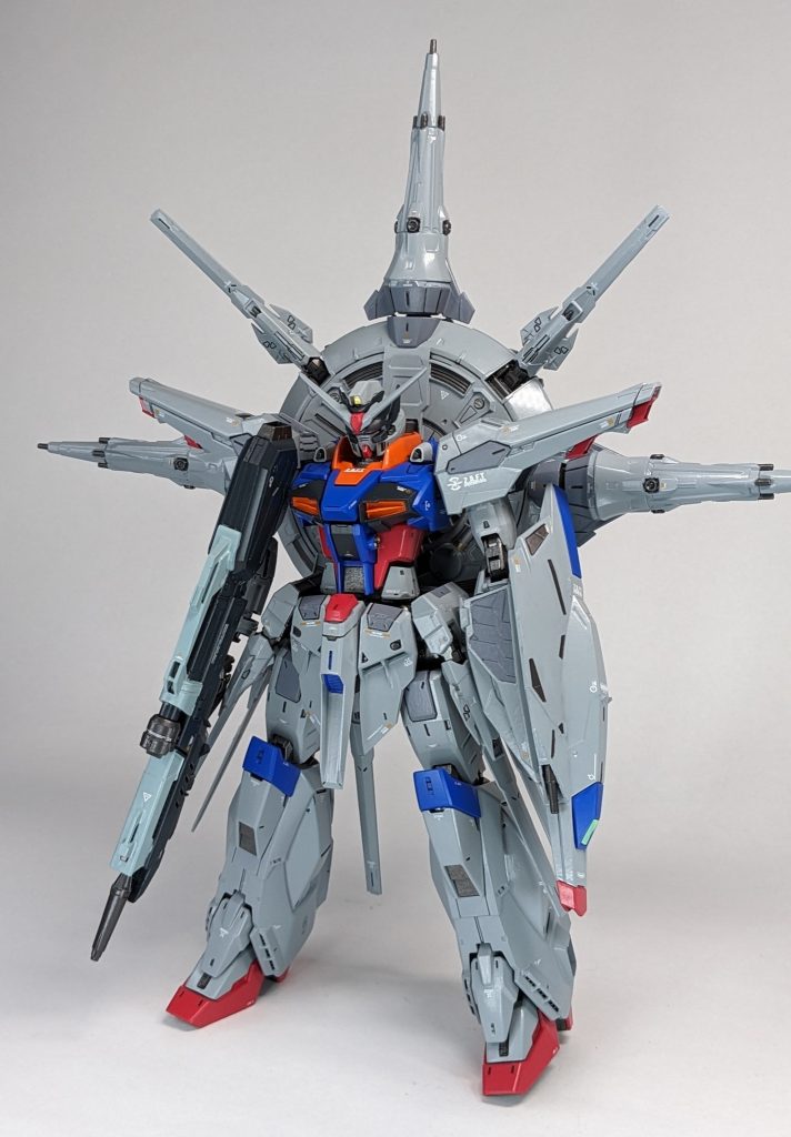 プロヴィデンスガンダム(筆塗り全塗装)–2枚目/制作者:しゃかもと