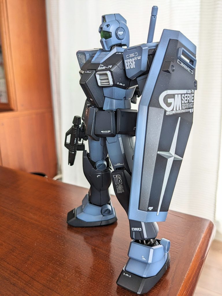 シールド等のデカールは自作です。プリンタが壊れたので在庫の数枚を残すのみです…