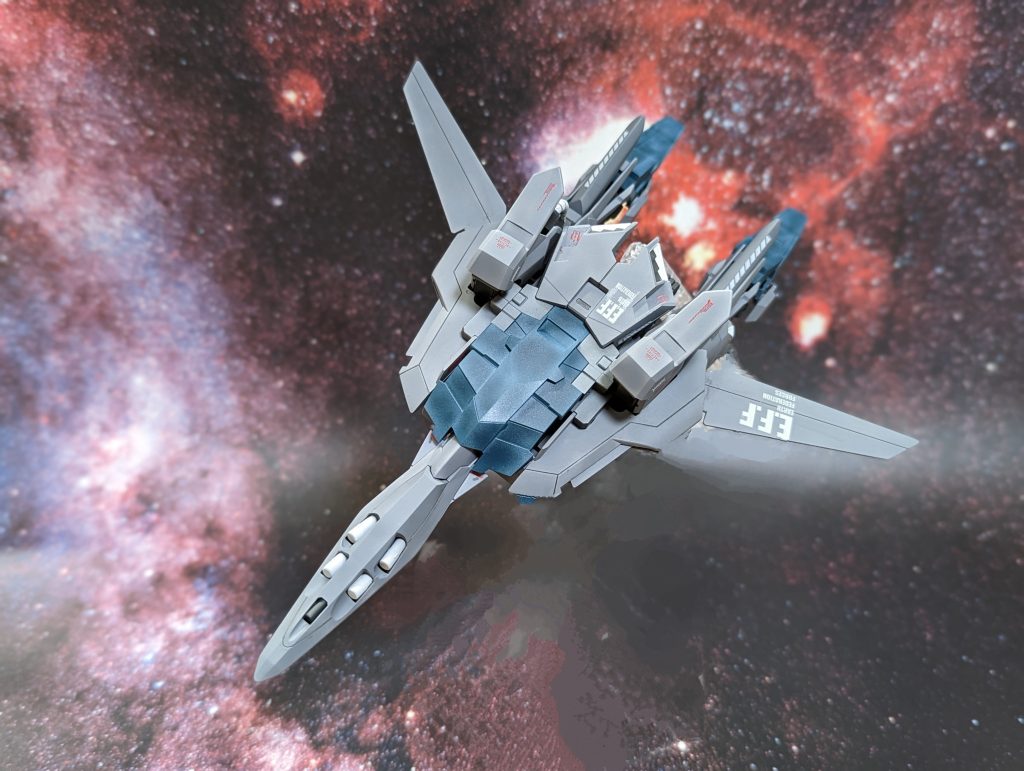 こっちのパーツにまでデカールを貼る気力が足りなかった…